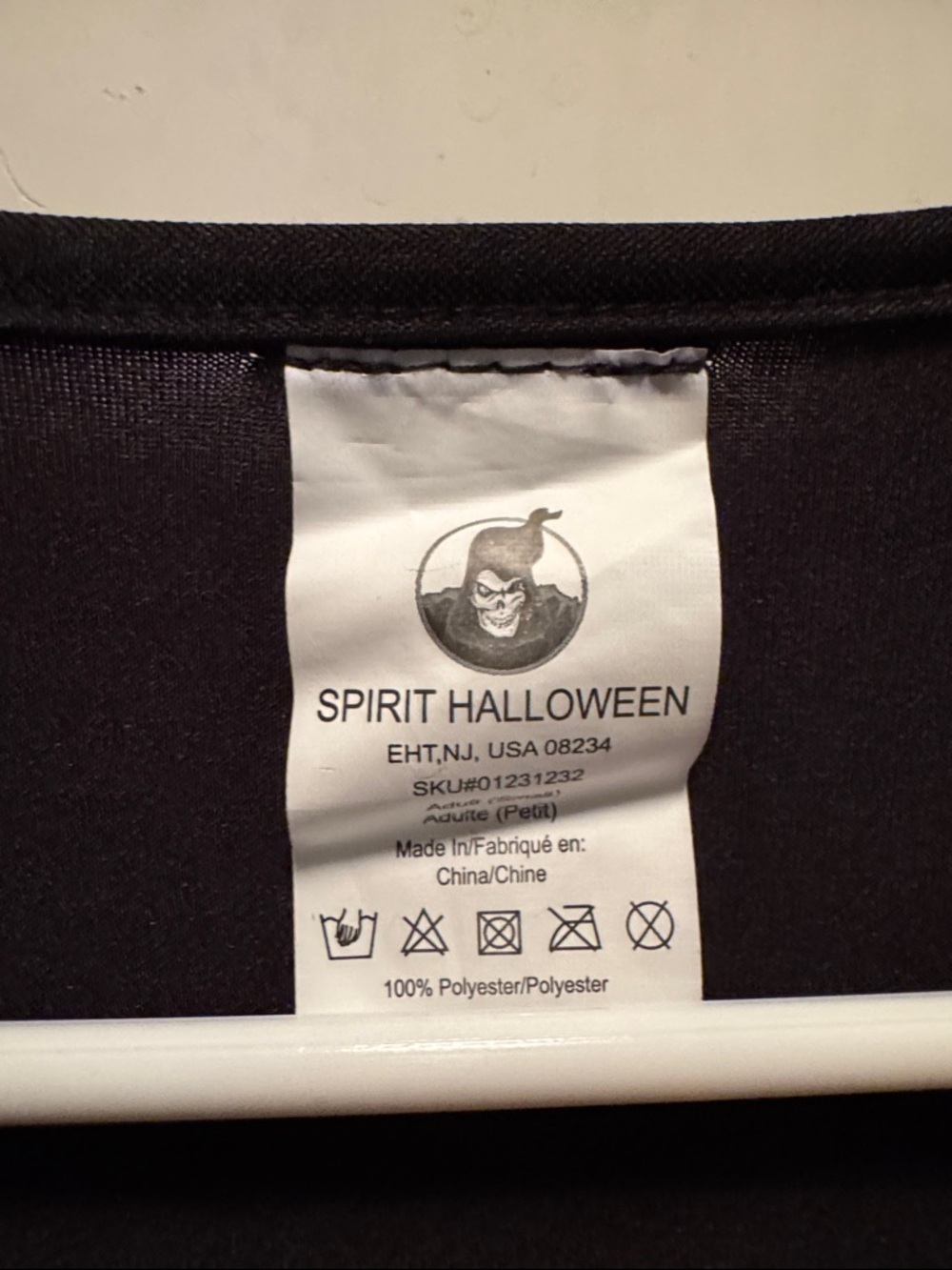 Spirit Halloween Black Sequin Spiderweb Dress Adult Small - Picture 4 of 4